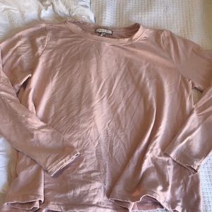 Long sleeve lightweight sweatshirt